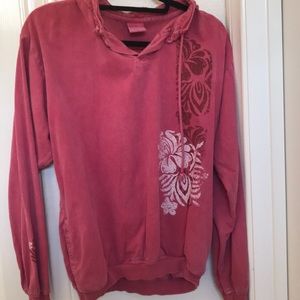 Crazy Shirts Hibiscus dyed long sleeve